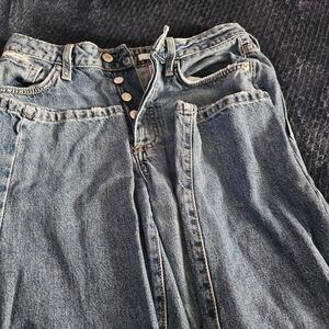 Forever 21 High Rise Blue Jeans